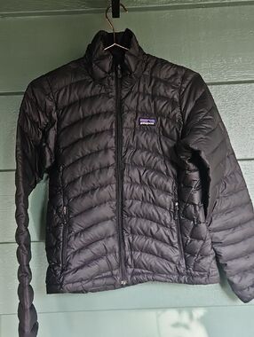 Patagonia Black Quilted Down Jacket